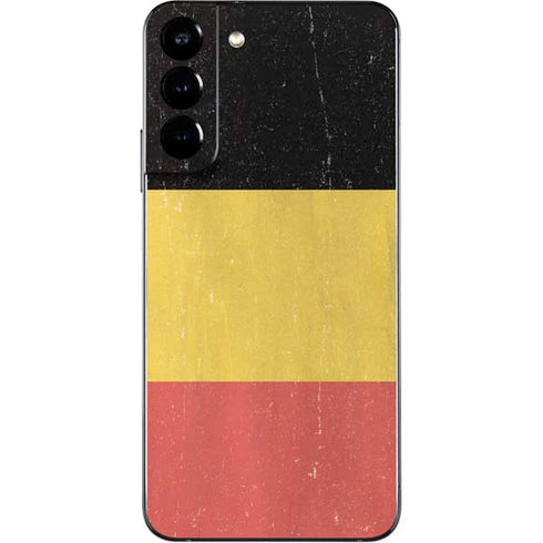 Belgium Flag Distressed Galaxy S22 Plus Skin